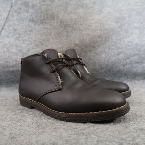 Hunter Shoes Womens 36 Chukka Boots Shearling Leather Lace Up Ankle Bootie Retro